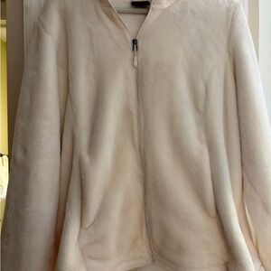 32 Degrees Women's Plush Cream Soft Fleece Jacket